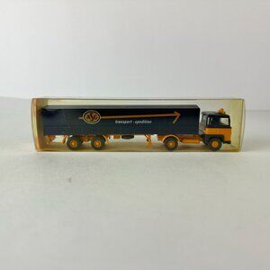Wiking Scania Sattelzug Model 533 Transport Spedition Truck in Display Case